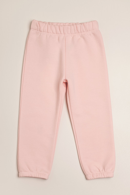 Pantalon con elastico puño rosa