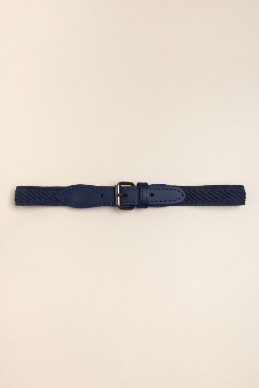 cinturon elastizado ancho azul