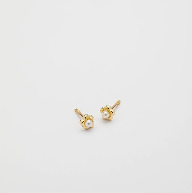flower baby earrings