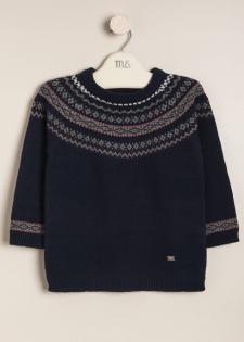 Sweater jacquard y canesu Gallo