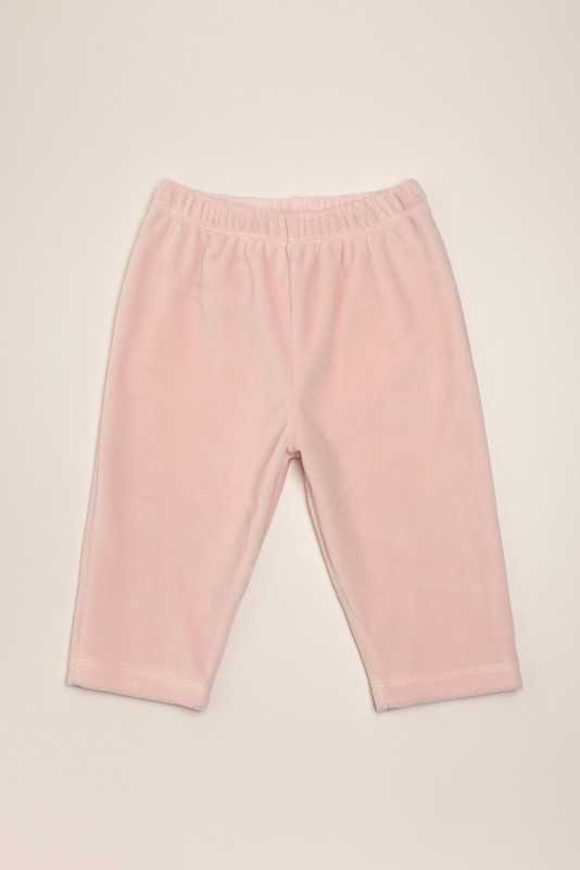 Pantalon plush cherries rosa